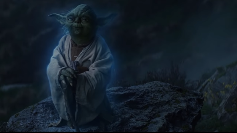 Yoda may be the most powerful Force Ghost we’ve seen so far.
